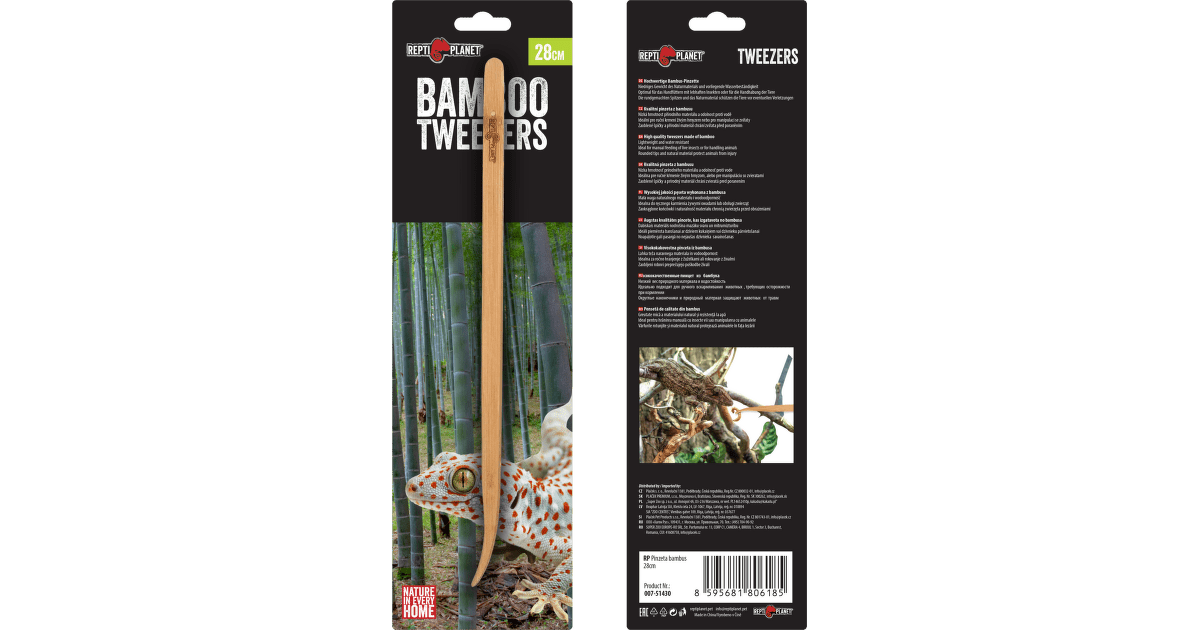 Czech Republic product data sample: Repti Planet Pinzeta bambus 28cm
