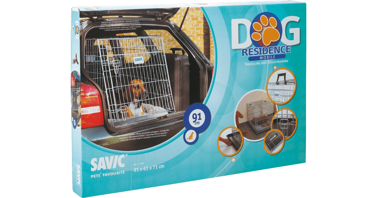 Czech Republic product data sample: Klec SAVIC Dog Residence mobil 91 x 61 x 71 cm