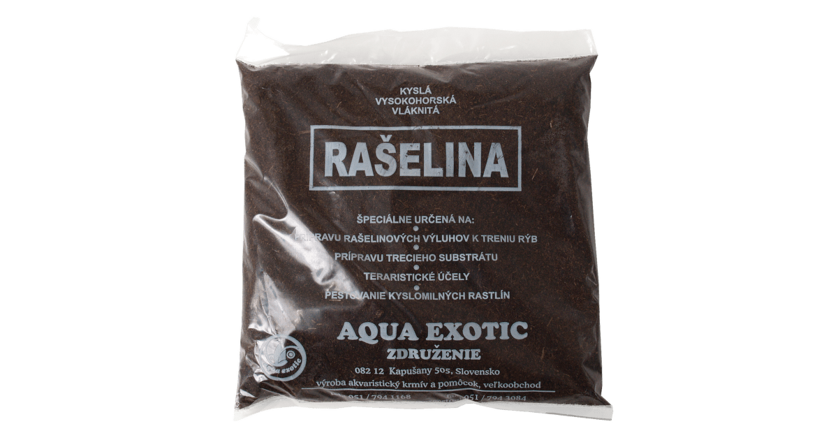 Substráty pre akváriové rastliny Rašelina 150 gr vláknitá | Super zoo