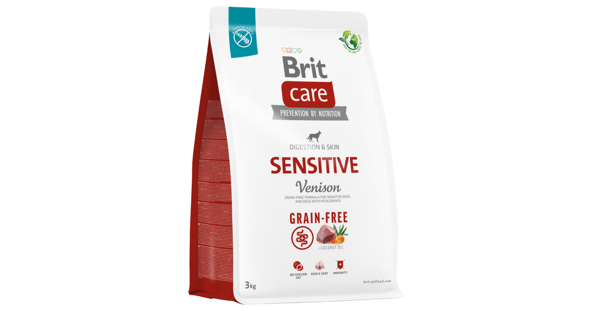 Granule pre psov Brit Care granuly Dog Grain-free Sensitive 3kg | Super zoo