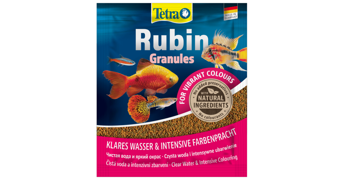 Krmivo pro akvarijní ryby TETRA Rubin granules sáček 15g | Super zoo