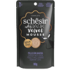 Konservi kaķiem – Schesir After Dark Chicken with Duck Velvet Mousse, 80 g