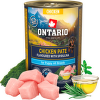 Konzerva Ontario Puppy kuřecí pate s příchutí spiruliny 400g