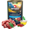 Konzerva Ontario Adult kachní pate s příchutí brusinek 400g