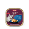 Konservi kaķiem – VomFeinsten Adult in jelly with chicken + salmon, 85 g