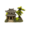 Dekors akvārijam – Pagoda and Plants, 165 mm