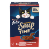 Консервы для кошек – FELIX Soup Original, мясное ассорти, 6x48 г