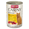 Konservi kaķiem – Carny Senior, Beef and Chicken and Cheese, 400 g