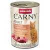 Консервы для кошек – Carny Adult Chicken, Turkey and Duck hearts, 400 г