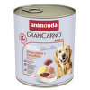 Konservi suņiem – GranCarno Adult Single Protein Sensitive Pure Chicken and Potatoes, 800 g