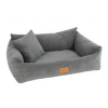 Luxusní pelíšek pro psy Dog Fantasy Sofa Haven šedý 76×58 cm