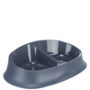 Миска для кошек – TRIXIE Double bowl, plastic/rubber ring, blue