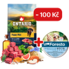 Ontario Puppy Mini Lamb & Brown Rice 6,5kg + obojek Foresto pro malé psy se slevou 100 Kč