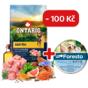Ontario Adult Mini Chicken & Sweet Potatoes 6,5kg Ontario Puppy Mini Lamb & Brown Rice 20kg + obojek Foresto pro malé psy se slevou 100 Kč