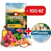 Ontario Adult Mini Lamb & Brown Rice 6,5kg + obojek Foresto pro malé psy se slevou 100 Kč