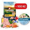 Ontario Adult Mini Fish & Brown Rice 6,5kg + obojek Foresto pro malé psy se slevou 100 Kč