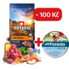 Ontario Adult Medium Lamb & Brown Rice 12kg + obojek Foresto pro větší psy se slevou 100 Kč