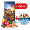Ontario Senior Medium Lamb & Brown Rice 12kg + obojek Foresto pro větší psy se slevou 100 Kč