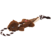 Hračka Dog Fantasy Skinneeez Veverka s provazem 35 cm