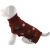 Sveter pre psov Dog Fantasy Winter Tale hnedý XS