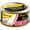 Konzerva pre mačky GimCat ShinyCat kura a krevety 2 × 70 g