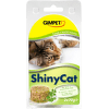 Konzerva pre mačky GimCat ShinyCat tuniak s mačacou šantou 2 × 70 g