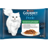 GOURMET Perle Cat kapsičky 4x85g Mini filetky v šťave so zeleninou