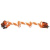 Uzel DOG FANTASY bavlněný oranžovo-bílý 4 knoty 60 cm