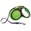 Инерционный поводок для собак - FLEXI Comfort Tape Leashes M, 5 m, green