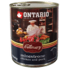 Konservi suņiem – Ontario Culinary Minestrone Chicken and Pork, 800 g