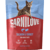 Granule CARNILOVE Active pro dospělé kočky losos a krůta 400 g