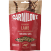 Pamlsek CARNILOVE Crunchy pro dospělé kočky jehně s ostružinami 50 g