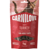 Pamlsek CARNILOVE Soft pro dospělé kočky krůta se šantou kočičí 50 g