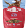Pamlsek CARNILOVE Crunchy pro dospělé psy losos s borůvkami 200 g