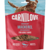 Pamlsek CARNILOVE Crunchy pro dospělé psy makrela s malinami 200 g