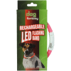 Obojek DOG FANTASY LED světelný růžový 45cm