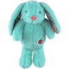 Hračka Dog Fantasy Cuddle zajačik s tlčúcim srdcom tyrkysový 29 cm