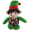 Hračka pre psov Dog Fantasy Winter Tale škriatok uzlový s pískadlom 20 cm
