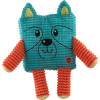 Hračka pro psy Dog Fantasy Cuties zvířátko petrolejově zelené 17,5 cm