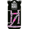 Set postroje a vodítka pro kočky Max & Molly Leopard Pink univerzální velikost