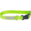 Obojek pro psy Amiplay Samba nastavitelný zelený S 20–35 cm × 1,5 cm