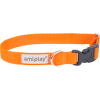 Obojek pro psy Amiplay Samba nastavitelný oranžový M 25–40 cm × 2 cm