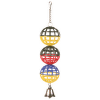 Rotaļlieta putniem – TRIXIE 3 Plastic Balls with Bell