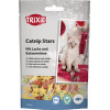 Vianočné maškrty pre mačky Trixie Xmas Catnip Stars s lososom a kocúrnikom 50 g