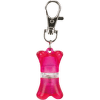 Blikací přívěšek pro psy Trixie kost mix barev 2 × 4 cm