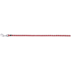 Vodítko pro psy Cavo Trixie S-M 1m*12mm červeno-stříbrné