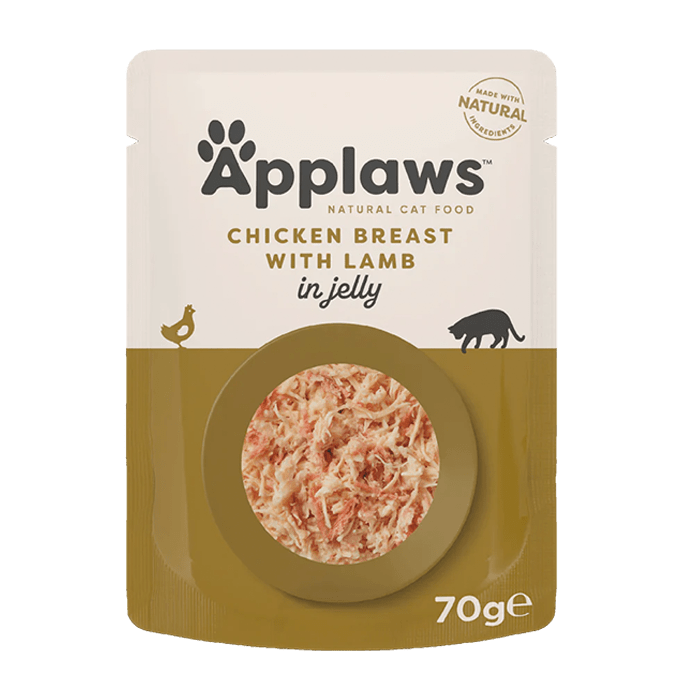 Kapsicka Applaws Cat chicken with lamb in jelly 70g
