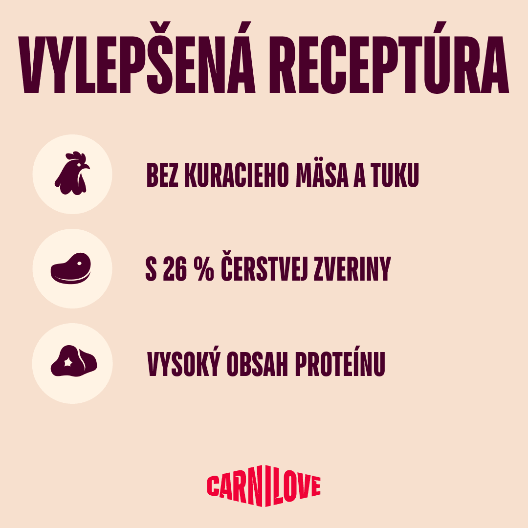 Granule CARNILOVE Active pre dospelé psy zverina, sob a diviak 12 kg