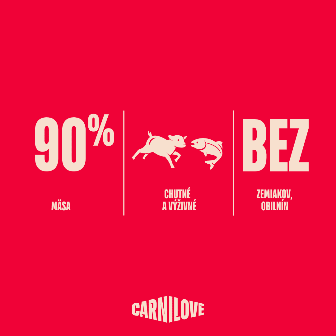 Pamlsok CARNILOVE Jerky pre dospelých psov jahňa a losos 100 g