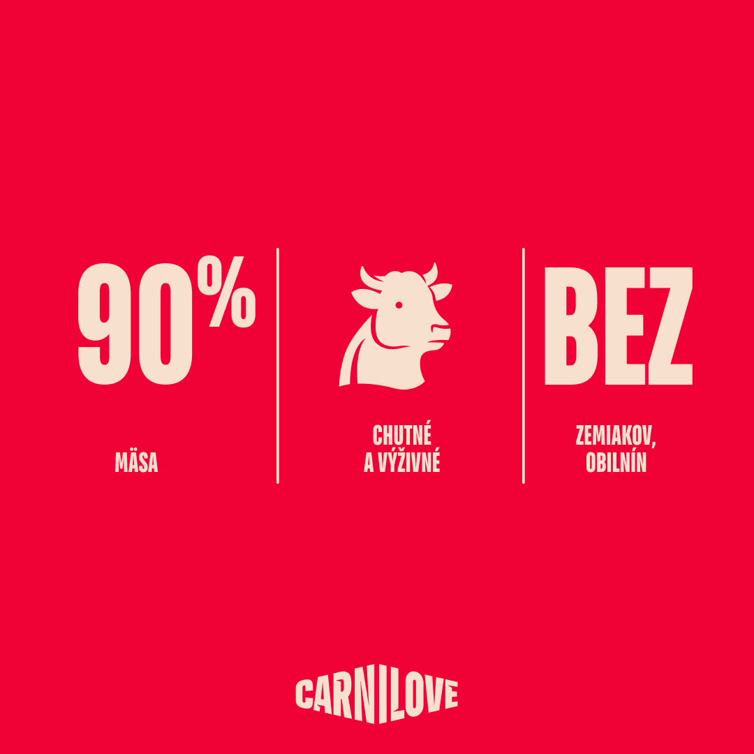 Pamlsok CARNILOVE Jerky pre dospelých psov hovädzie 100 g